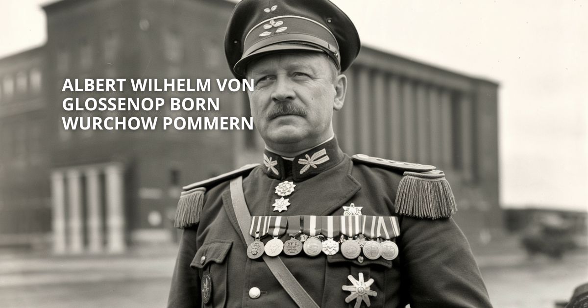 albert wilhelm von glossenop born wurchow pommern